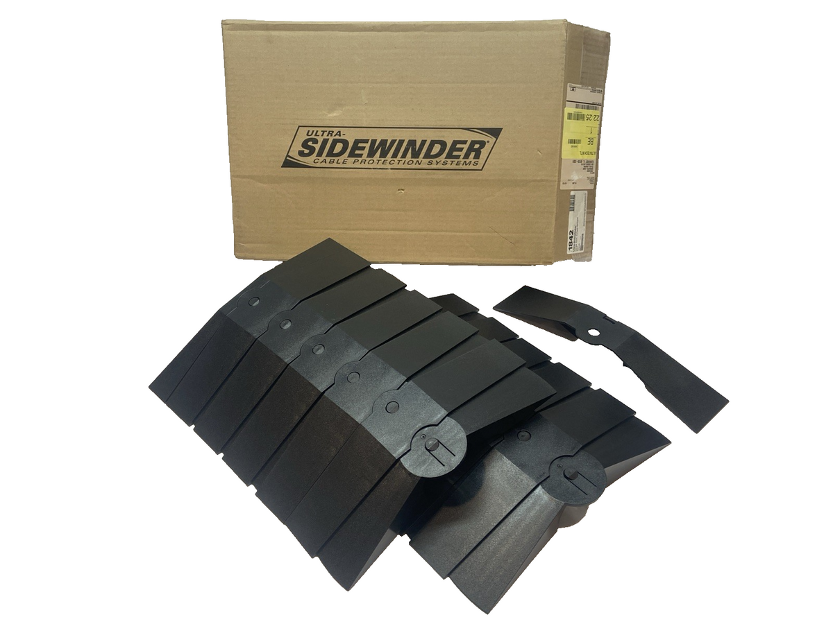 1842 | Ultratech Ultra-Sidewinder Large 3ft System Black BOX OF 10 - New – Open box - Maverick Industrial Sales