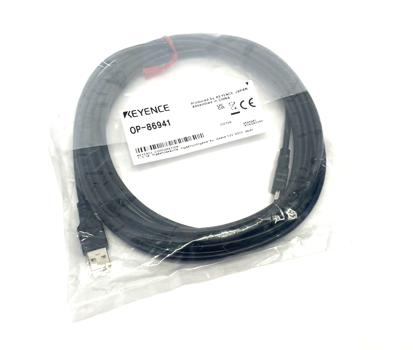 OP-86941 | Keyence USB Cable 5m Length - New - Maverick Industrial Sales