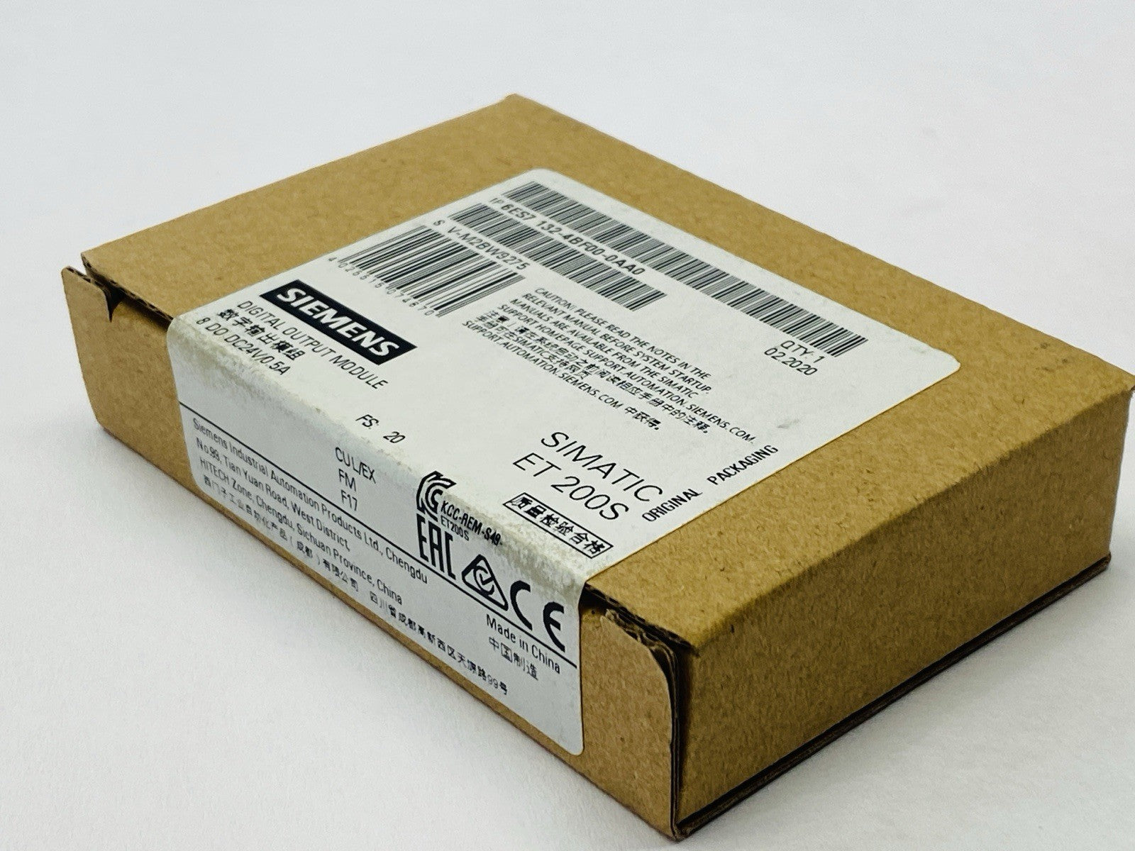 Siemens 6ES7132-4BF00-0AA0 SIMATIC ET 200S Digital Output Module - Maverick Industrial Sales