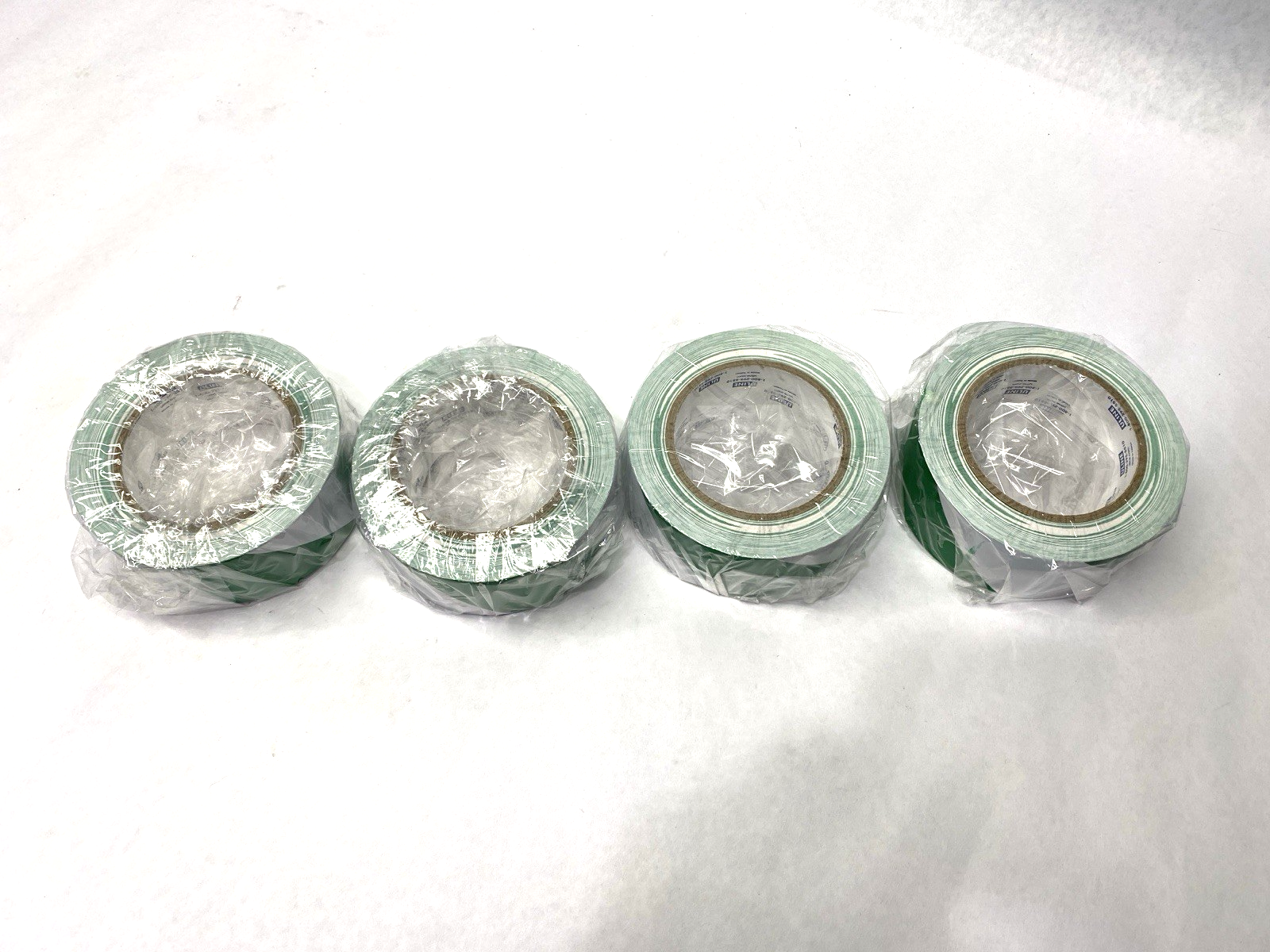 S-16877 | Uline Industrial Vinyl Safety Tape Green/White 2" x 36 yds LOT OF 4 - New - Maverick Industrial Sales