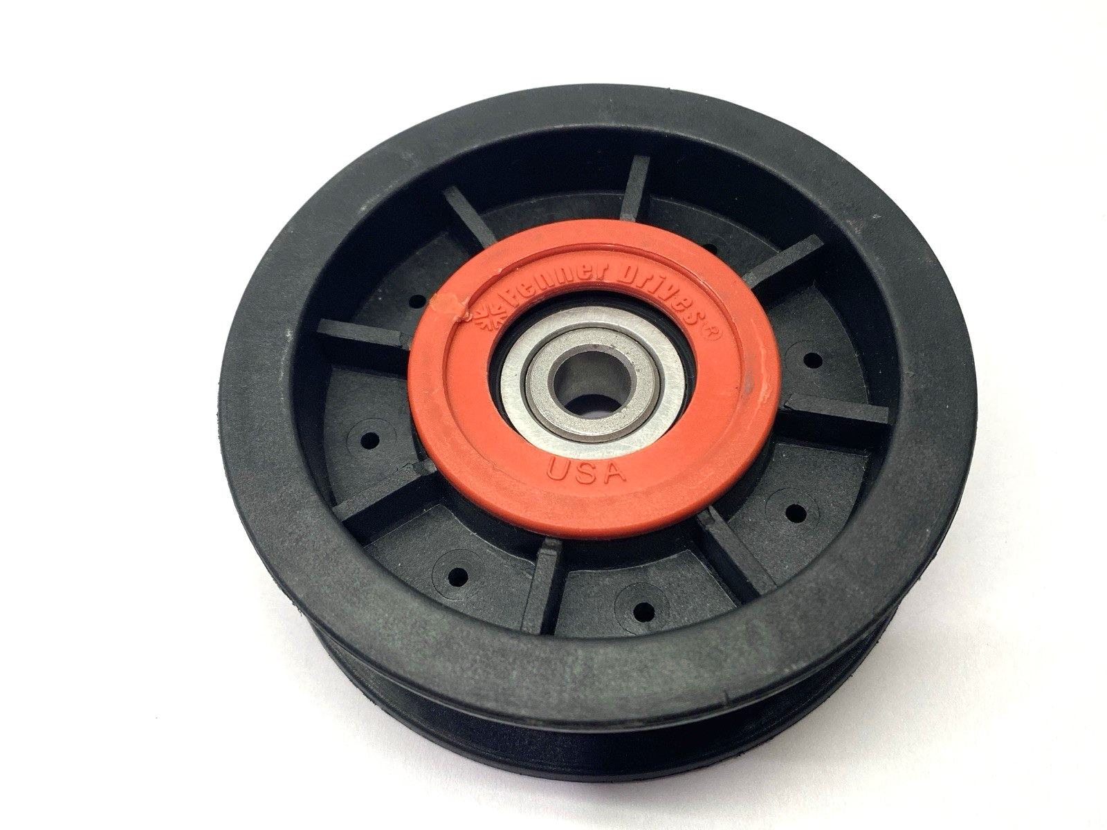 Fenner Drives FA3501 V-Belt Flat Belt Idler Pulley 17mm Bore Dia. 3" Face Dia. - Maverick Industrial Sales