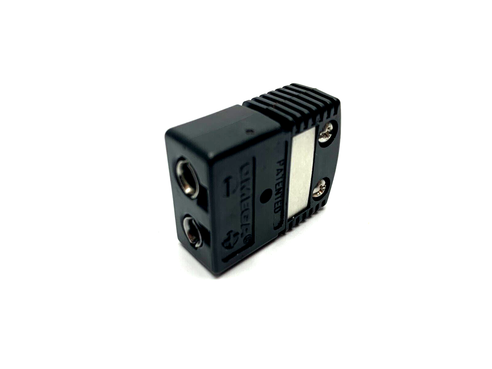 Omega OSTW-J-F Standard Size Thermocouple Connector Black - Maverick Industrial Sales