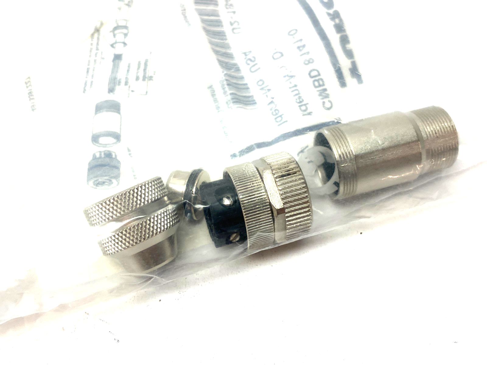 Turck CMBD 8141-0 Ethernet Field Wireable M12 5-Pin Connector U2-18485 - Maverick Industrial Sales