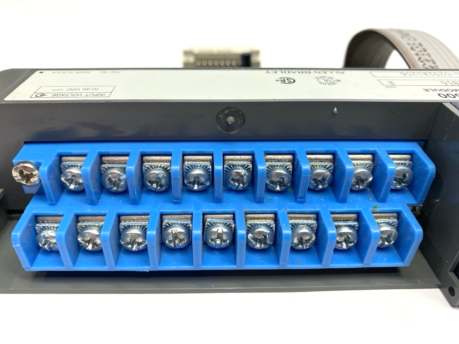 Allen Bradley 1746-IB16 Ser. B SLC 500 Input Module 16-Inputs 24VDC NO COVER - Maverick Industrial Sales