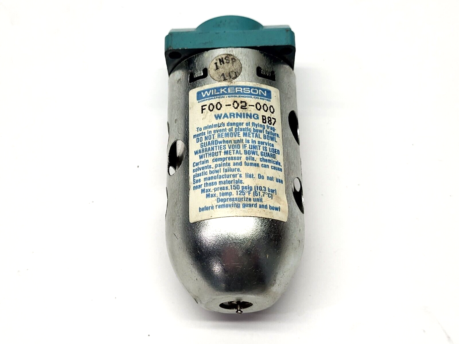 Wilkerson F00-02-000 Pneumatic Filter 150PSI - Maverick Industrial Sales