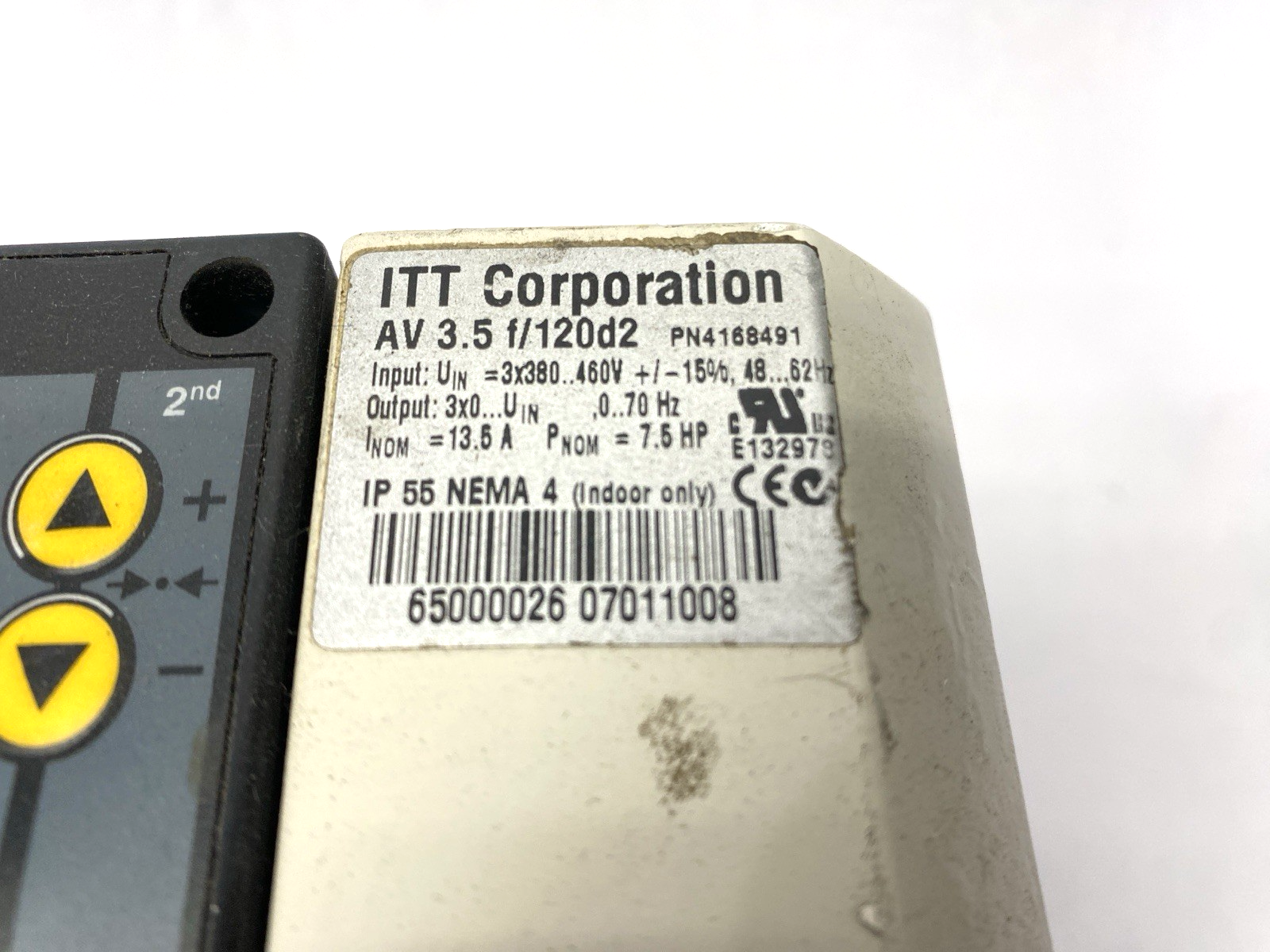 4168491 | Goulds Pumps Aquavar Variable Speed Pump Control 7.5HP 13.5A - Used - Maverick Industrial Sales