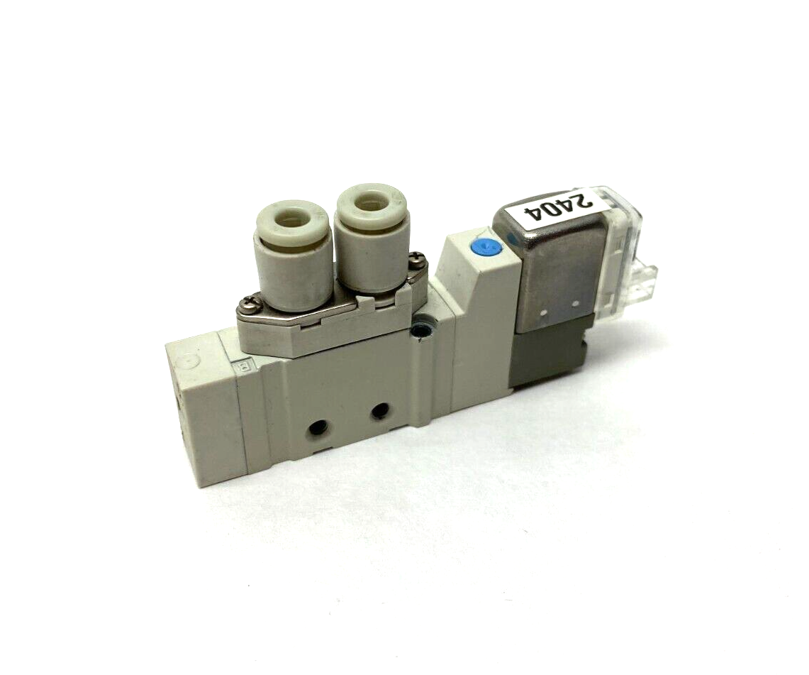 SMC SY3120-5LOZ-C4 5-Port 2-Position Solenoid Valve Plastic Tube Fittings - Maverick Industrial Sales