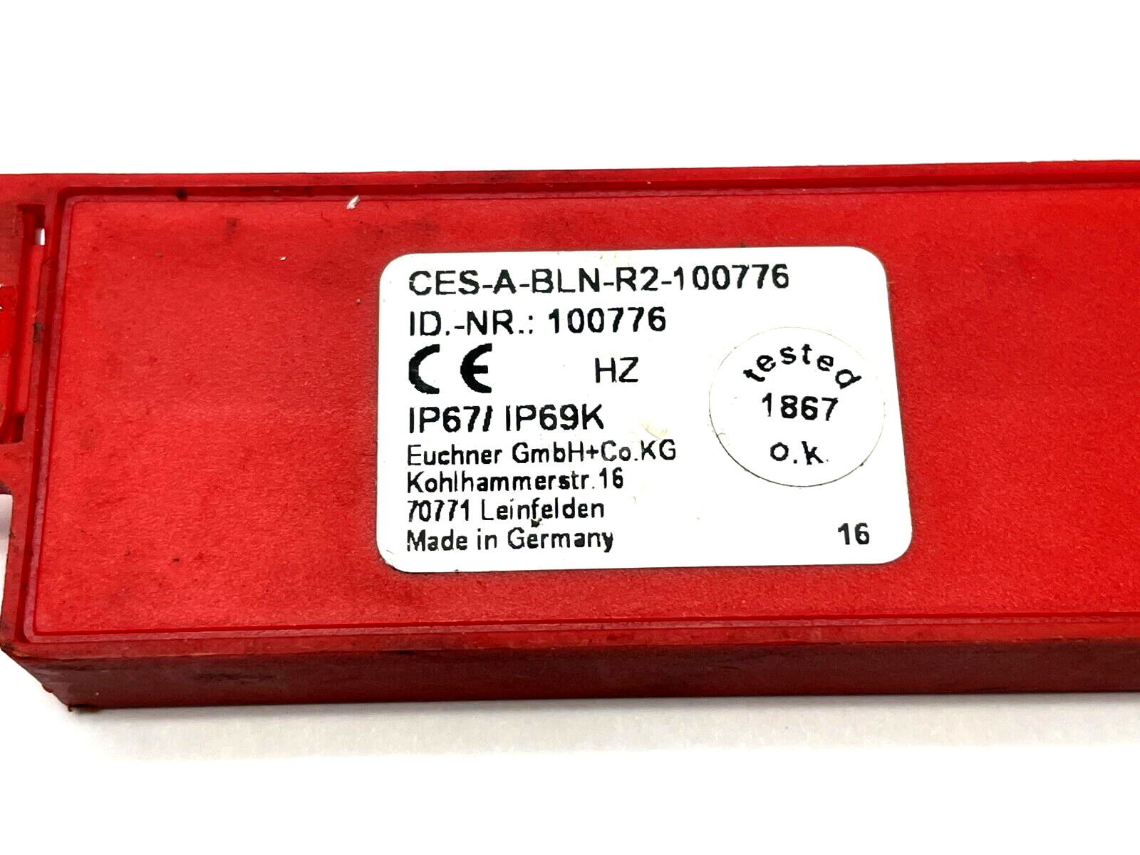 Euchner CES-A-BLN-R2-100776 RFID Actuator - Maverick Industrial Sales