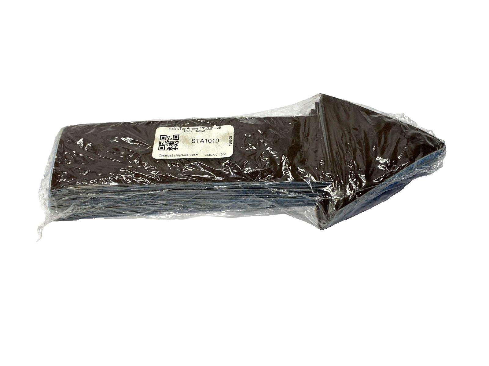 STA1010 | SafetyTac Brown Arrow Floor Marking Sticker 10" x 3.5" PACKAGE OF 25 - New - Maverick Industrial Sales