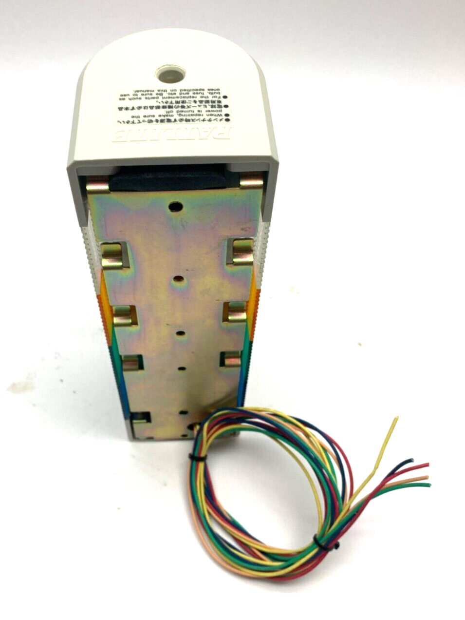 Patlite WM-EN Blue Green Amber White 4-Stage Stack Light Wall Mounted 28V 11W - Maverick Industrial Sales