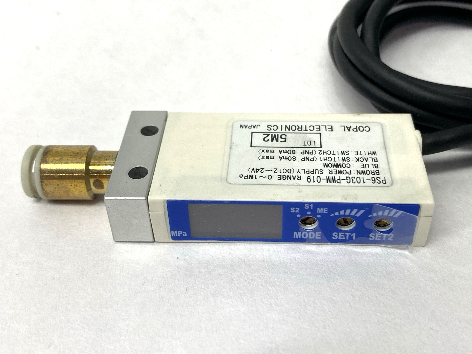 Copal Electronics PS6-103G-PWM-019 Pressure Sensor Switch - Maverick Industrial Sales