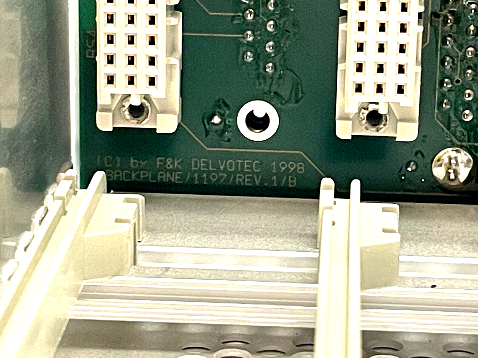 F&K Delvotec 1197/REV.1/B Back Plane w/ Housing - Used - Maverick Industrial Sales