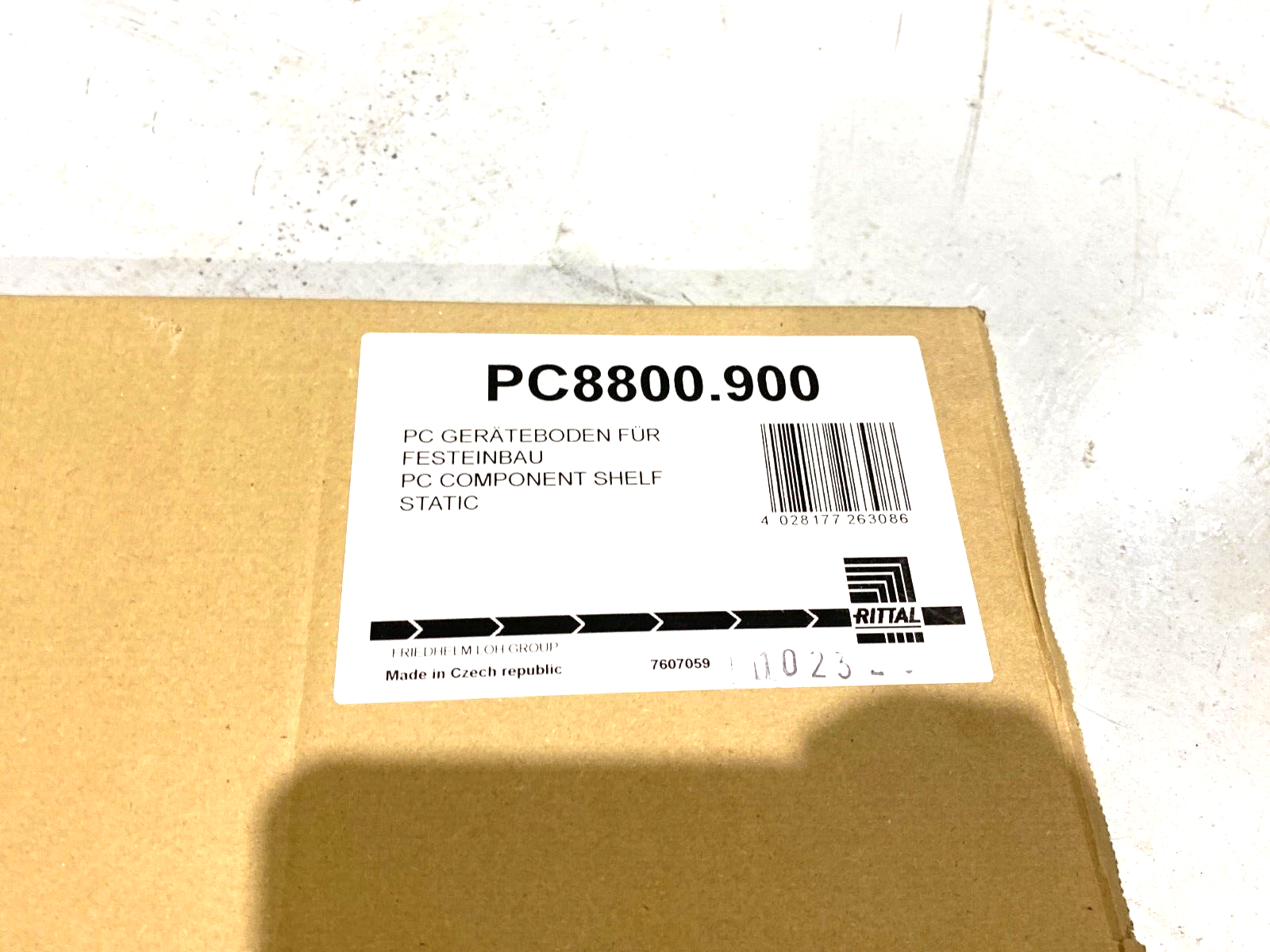 Rittal PC8800.900 Static Installation PC Component Shelf, Gray - Maverick Industrial Sales