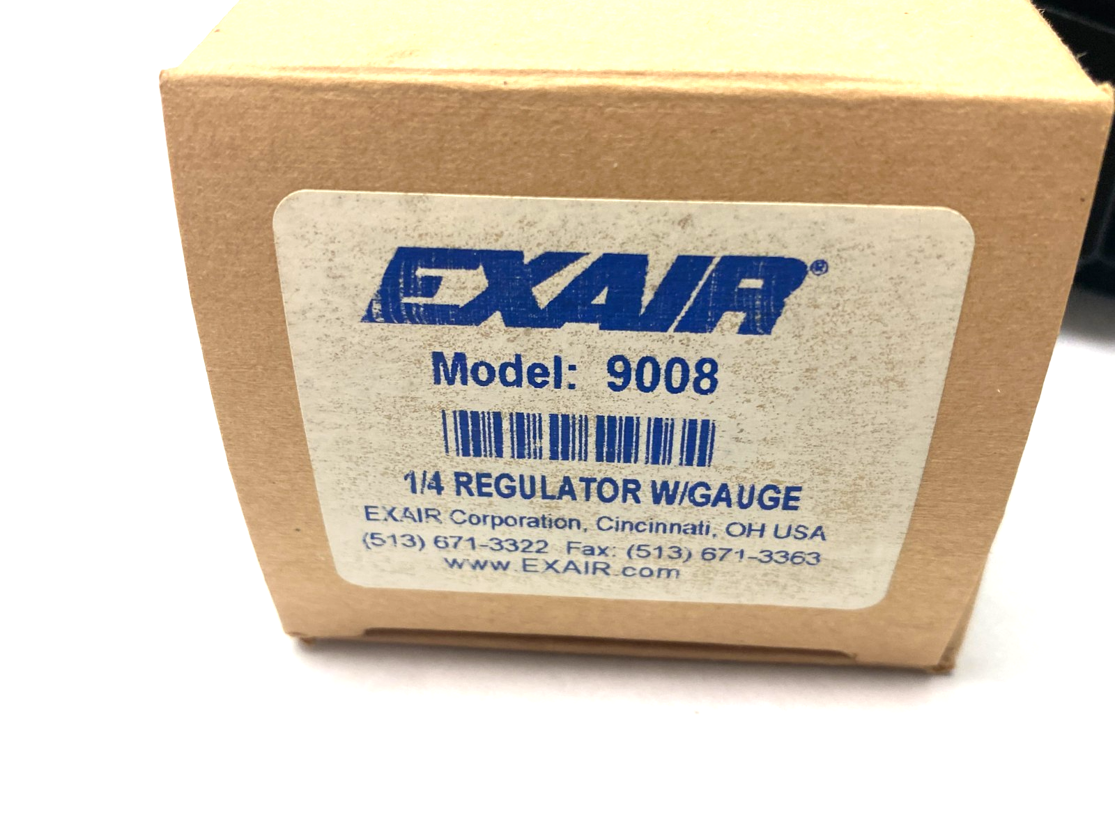 Exair 9008 Pressure Regulator 1/4" NPT w/ Gauge & Bracket - Maverick Industrial Sales