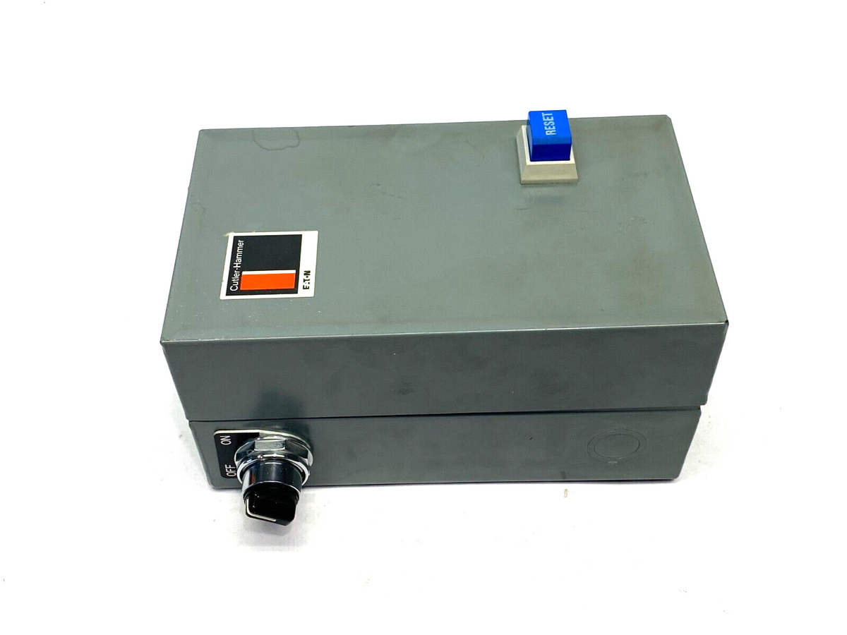 A999AY392FC | Eaton Cutler-Hammer Manual NEMA Disconnect Starter Unit BG Series - Used - Maverick Industrial Sales