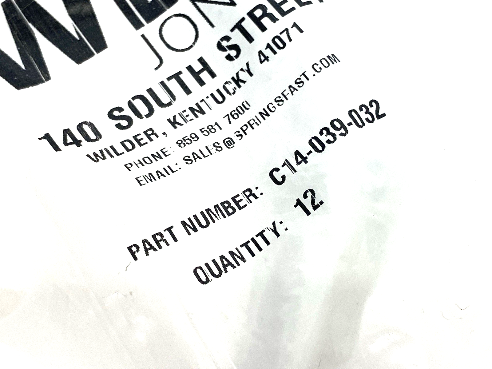 C14-039-032 | WB Jones Compression Spring, 1" Long, 0.42" OD, 0.342" ID 12-PACK - New - Maverick Industrial Sales