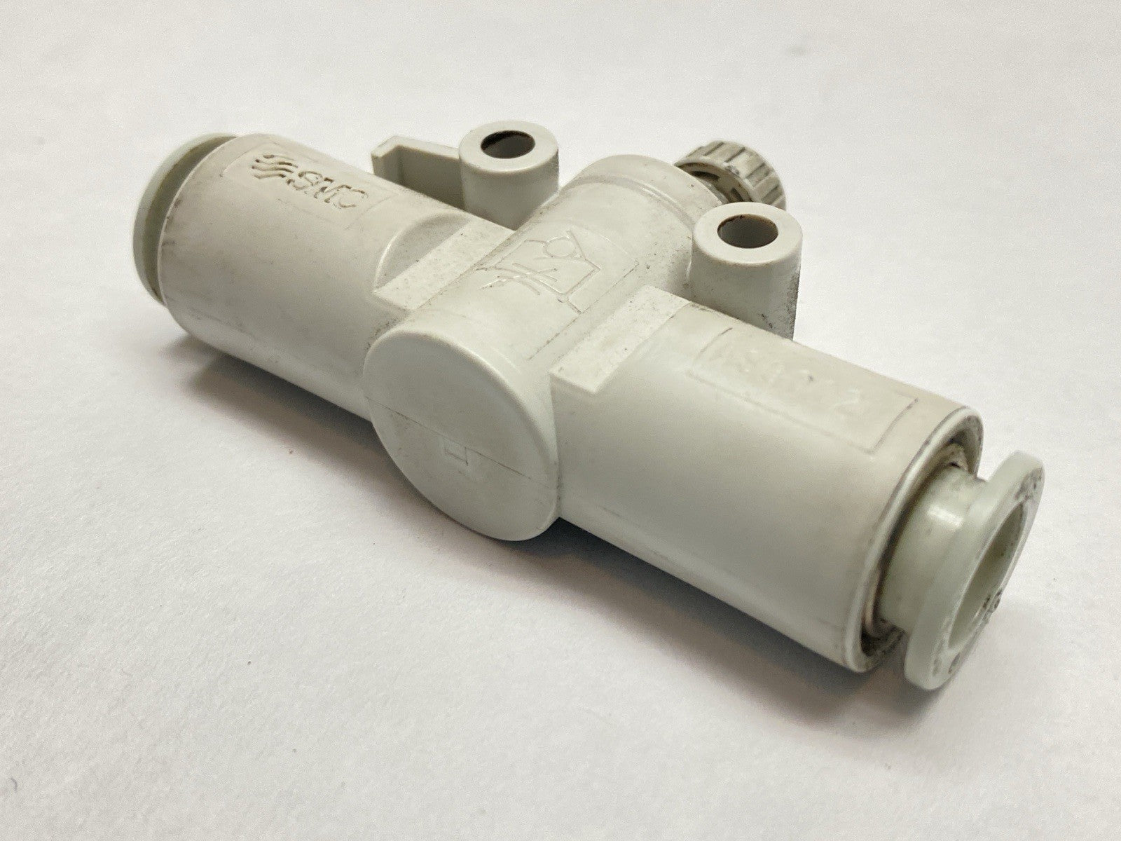 SMC AS3002F-10 Pneumatic Flow Control w/ Fitting 10mm OD Tube LOT OF 2 - Maverick Industrial Sales