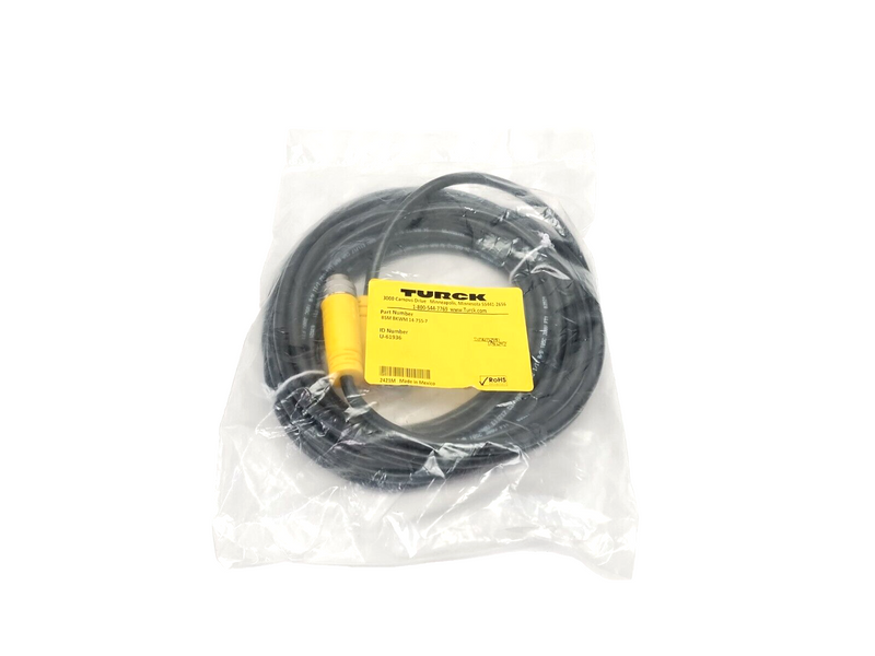 Turck BSM BKWM 14-755-7 Cordset M16 14-Pin, Male To Angled Female 7m U-61936 - Maverick Industrial Sales