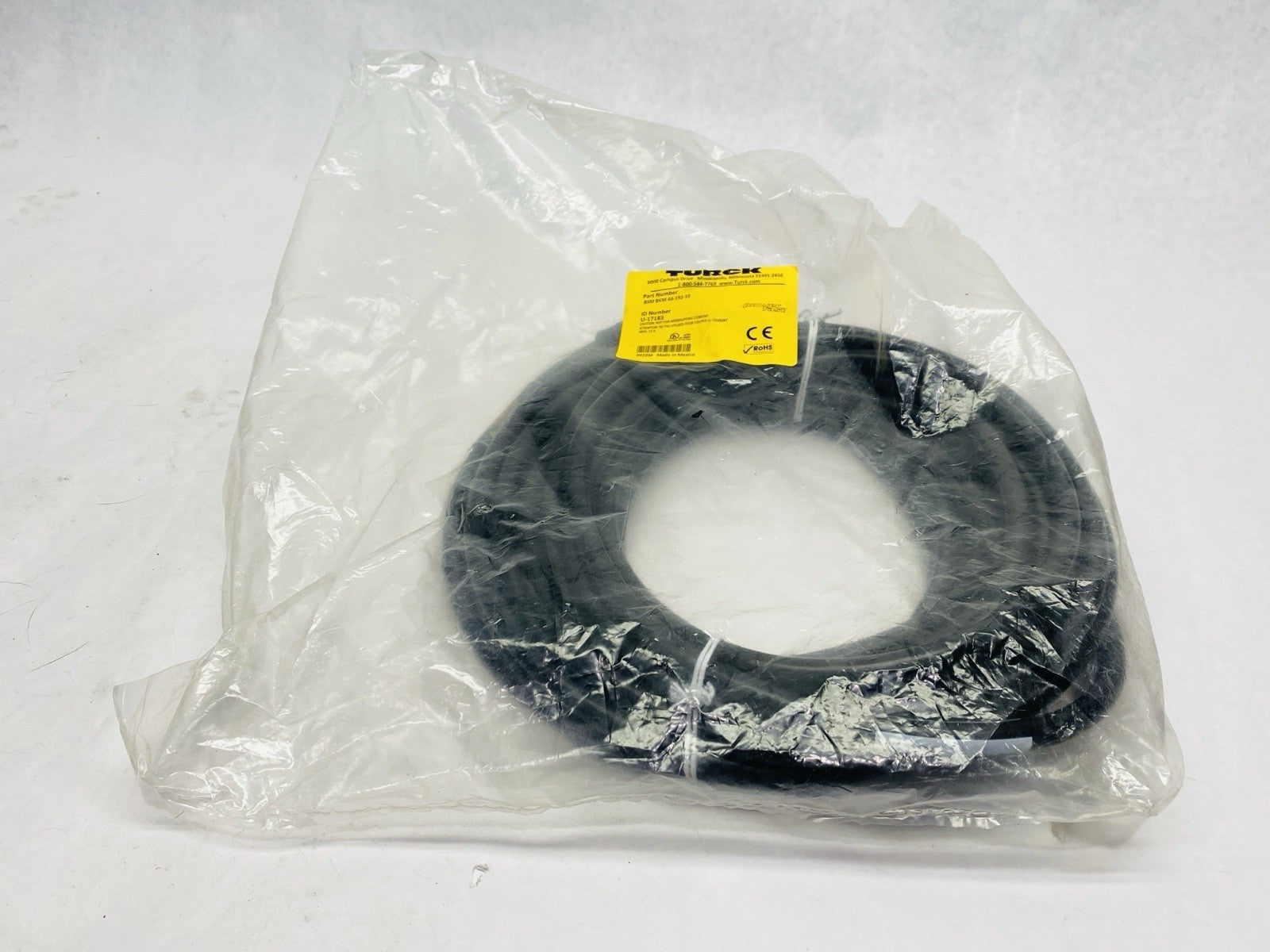 Turck BSM BKM 44-193-10 Double Ended Cordset M/F M16 4-Pin U-17183 - Maverick Industrial Sales