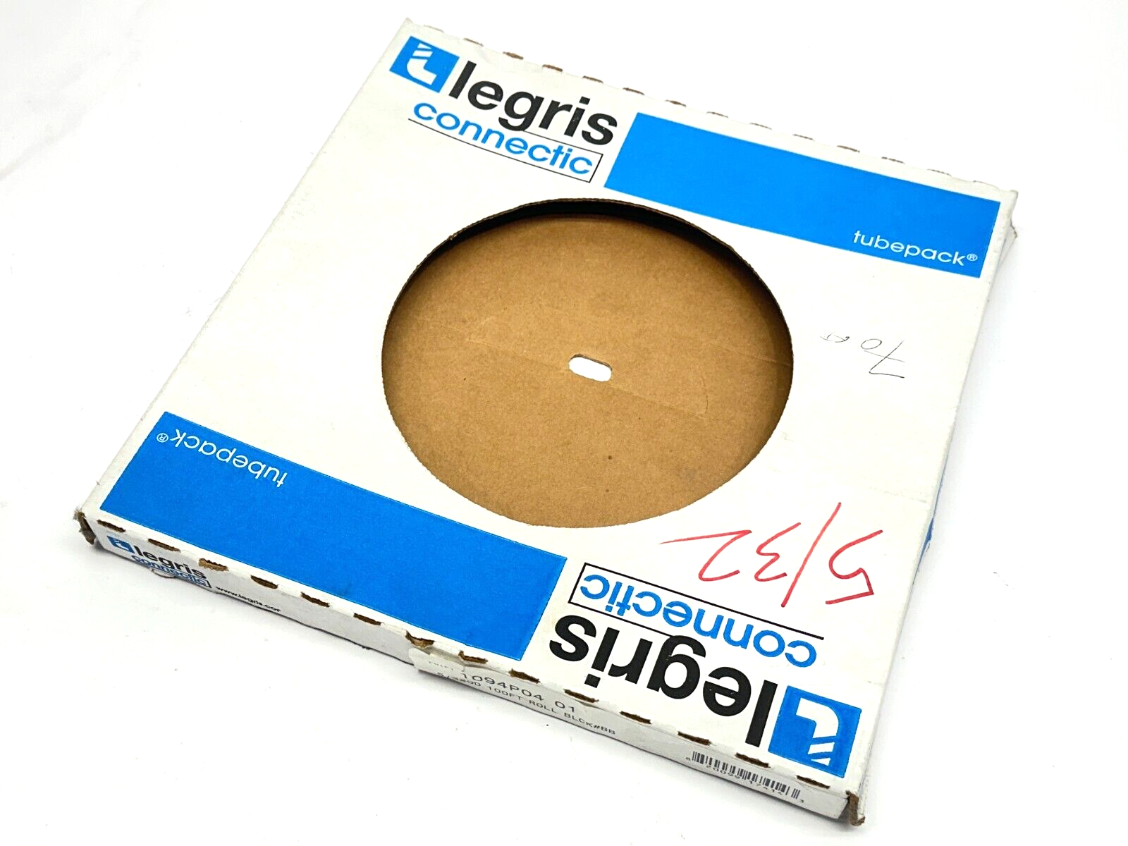 Legris 1094P04 01 Nylon 12 Tubing 0.106" ID 5/32" OD Black 60ft - Maverick Industrial Sales