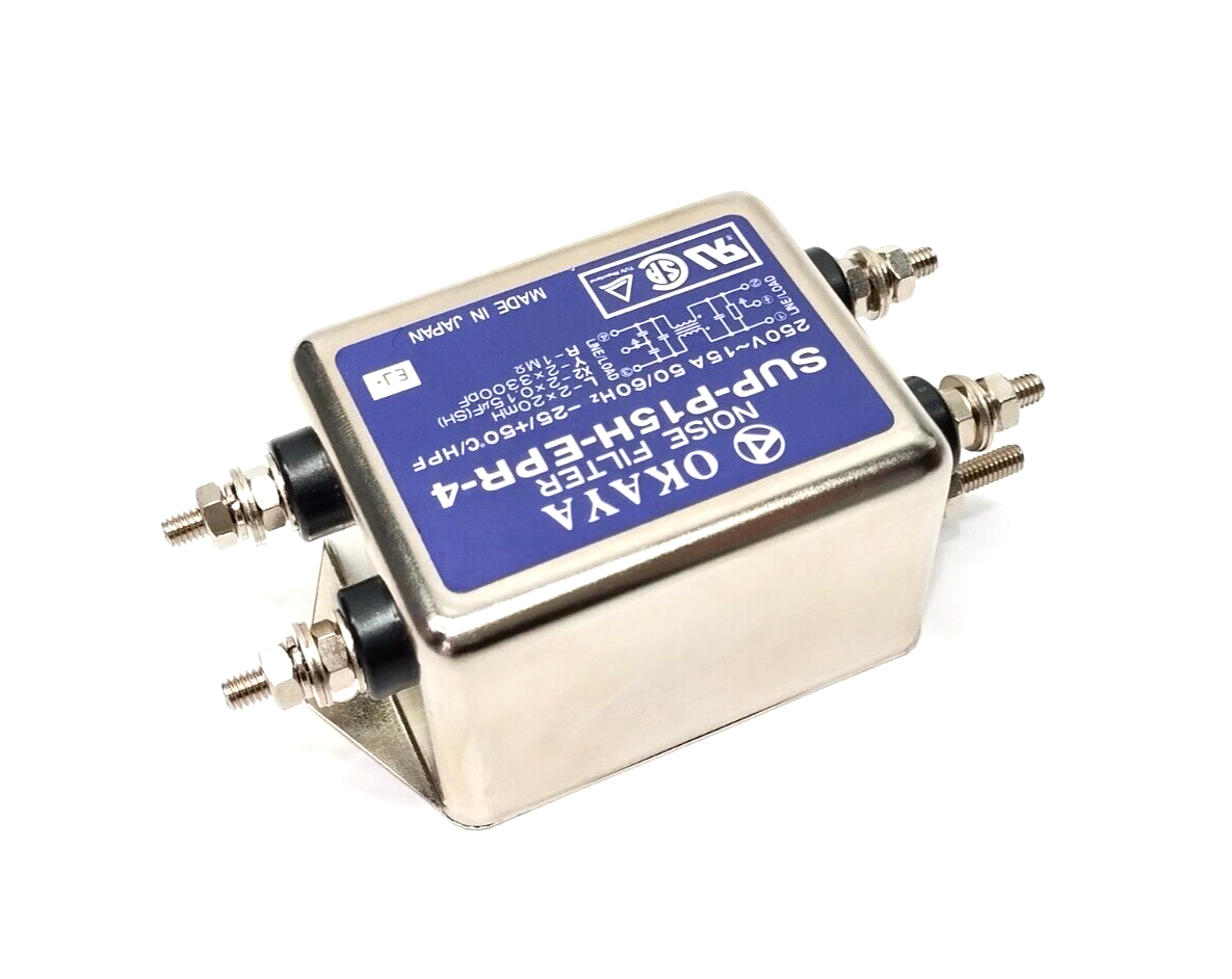 Okaya SUP-P15H-EPR-4 Noise Filter 250V 15A - Maverick Industrial Sales