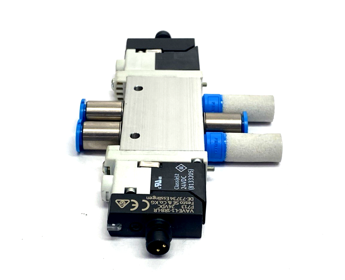 Festo VUVG-L10-P53C-T-M7-1P3 Air Solenoid Valve, 5/3, Closed 566476 - Maverick Industrial Sales