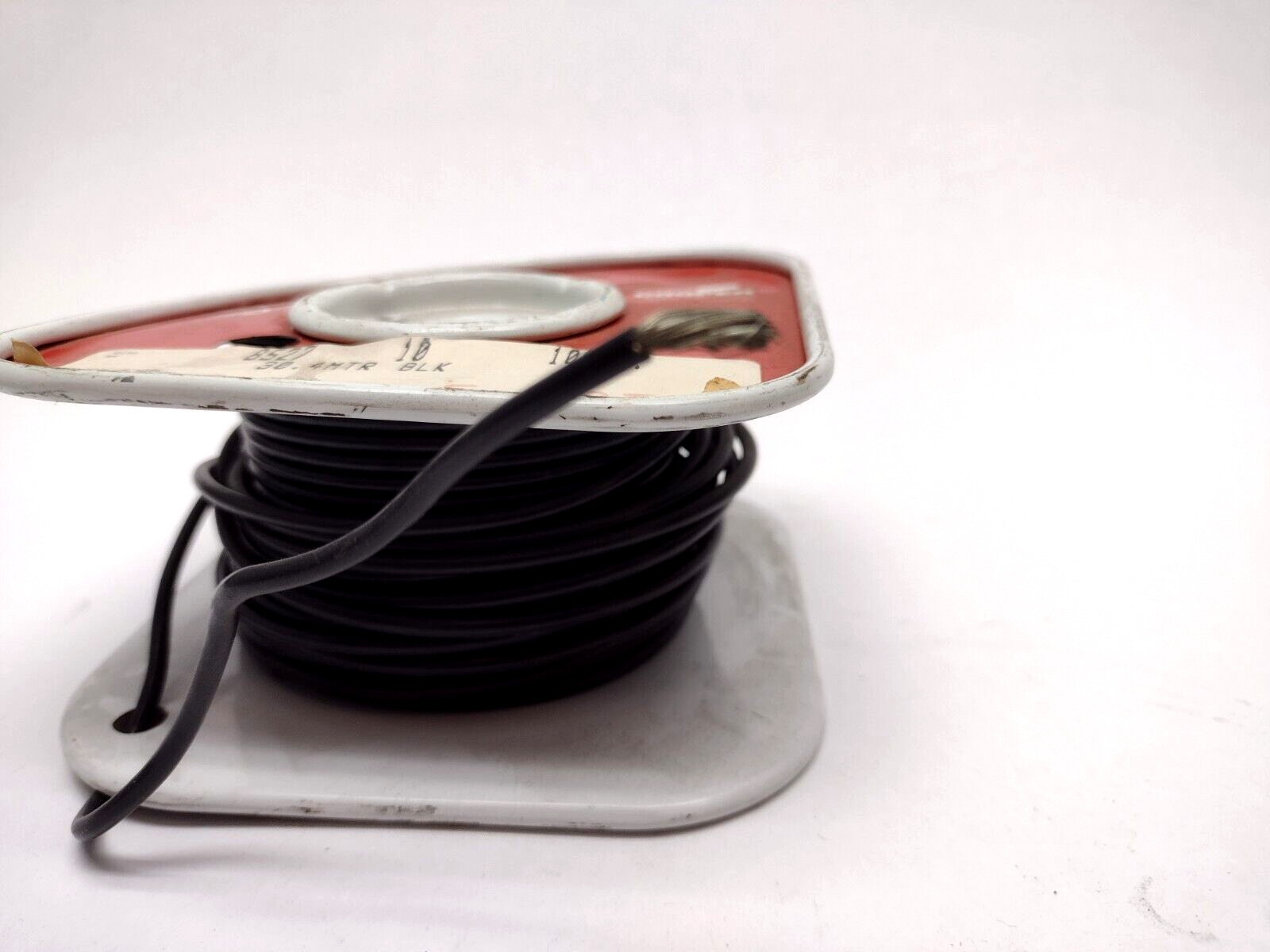 Belden 8527 010100 12 AWG Black PVC Hookup Wire Tin CU 1000V, 1lb-14oz Spool - Maverick Industrial Sales