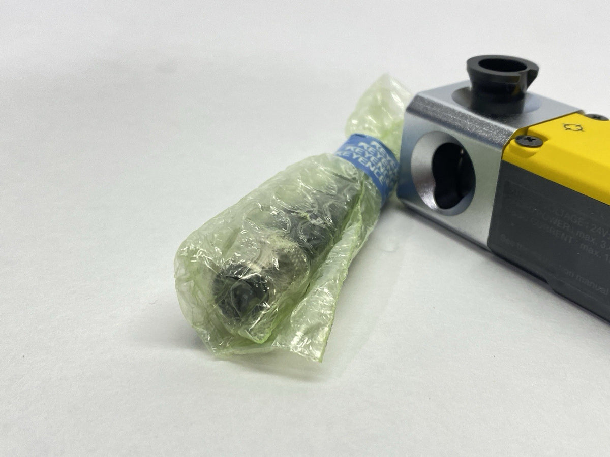 Keyence GS-73PC Power-to-Lock Safety Interlock Device PNP M12 Connector Type - Maverick Industrial Sales