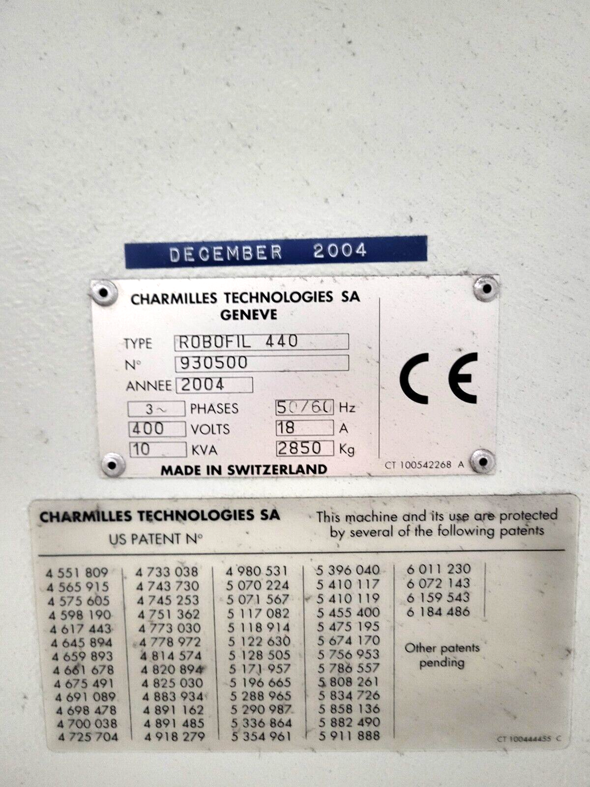 Charmilles Robofil 440 Wire EDM, 2004 - Maverick Industrial Sales