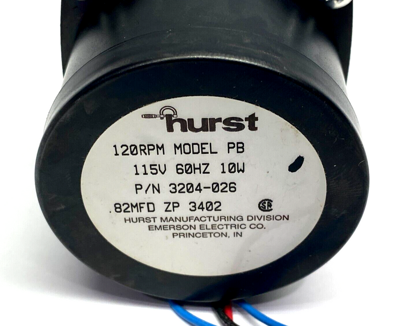 Hurst 3204-026 Model PB Synchronous Motor, 115 VAC 10W - Maverick Industrial Sales