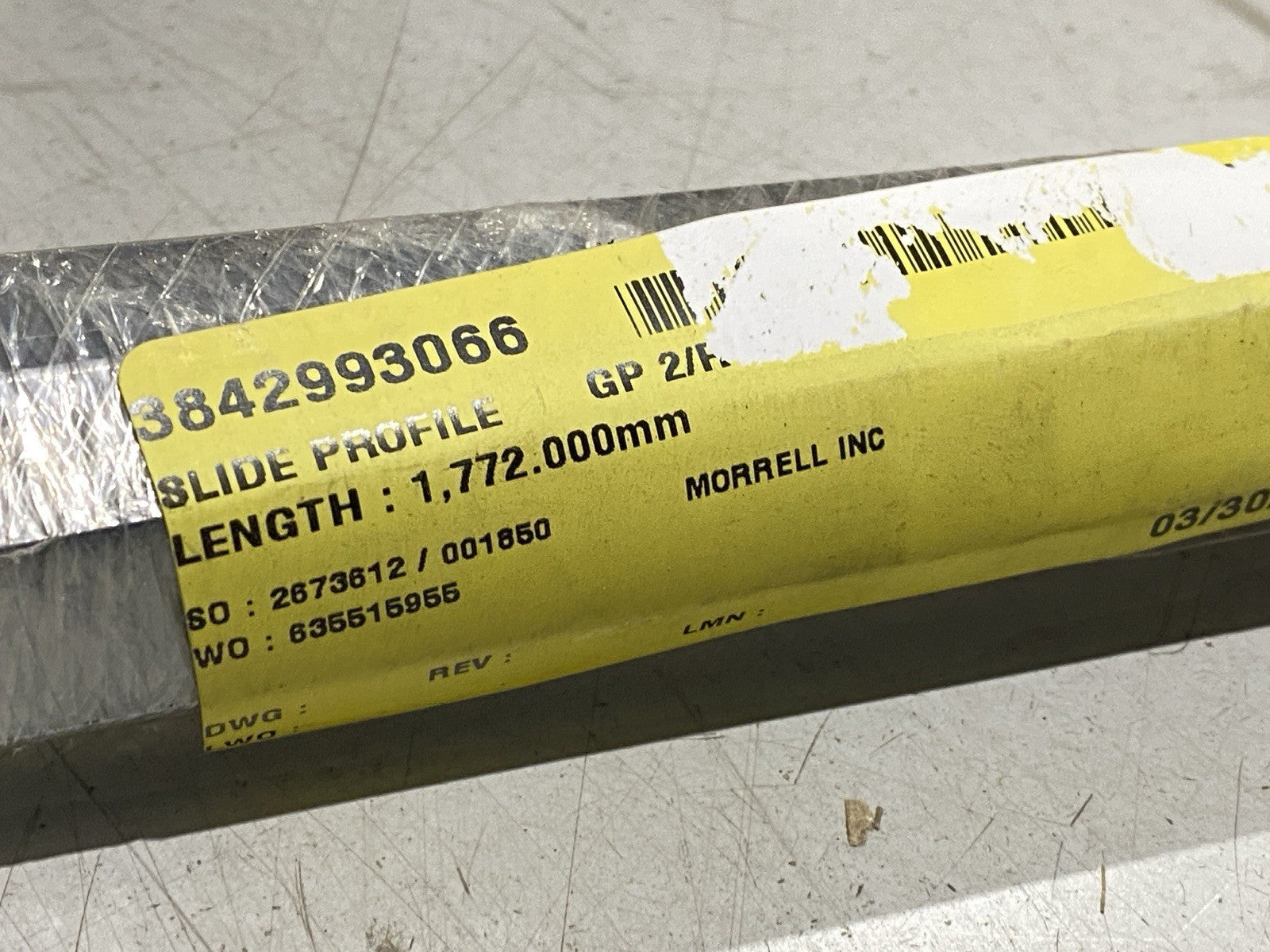 3 842 993 066 | Bosch Rexroth 3842993066 Slide Profile GP 2/R /C 1772mm Length LOT OF 8 - New – Open box - Maverick Industrial Sales