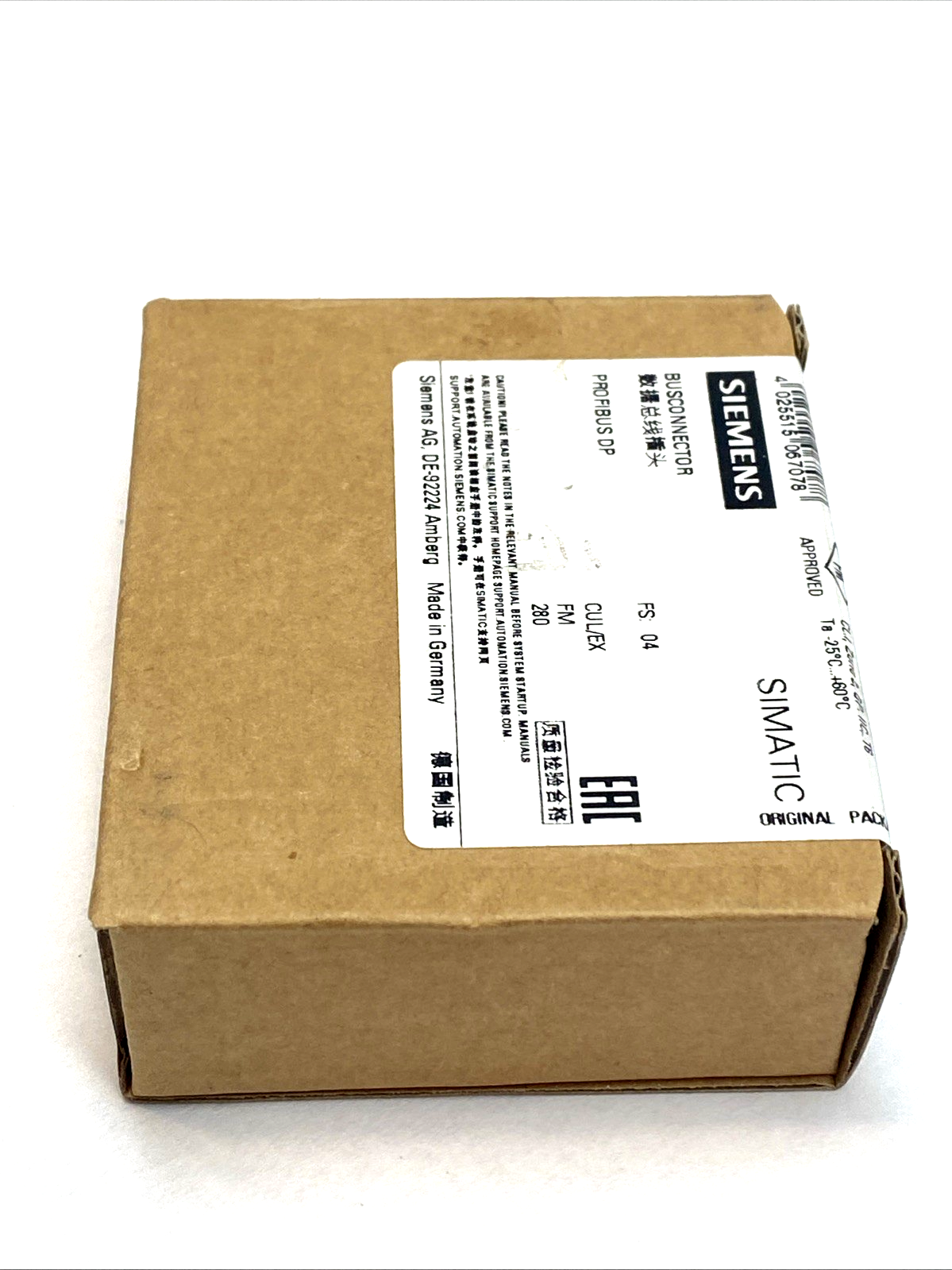 Siemens 6ES7972-0BA12-0XA0 PROFIBUS DP Connector 90° 12Mbit/s LOT OF 5 - Maverick Industrial Sales
