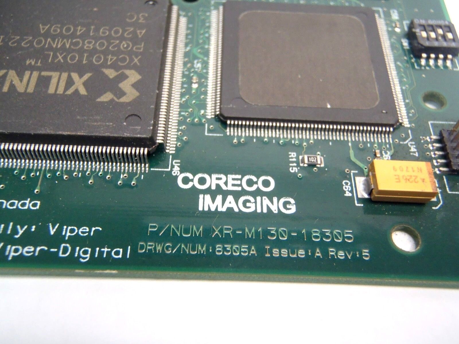 Coreco Imaging XR-M130-18305 OC-Vip0-D0000 A5 Viper-Digital Frame Grabber - Maverick Industrial Sales