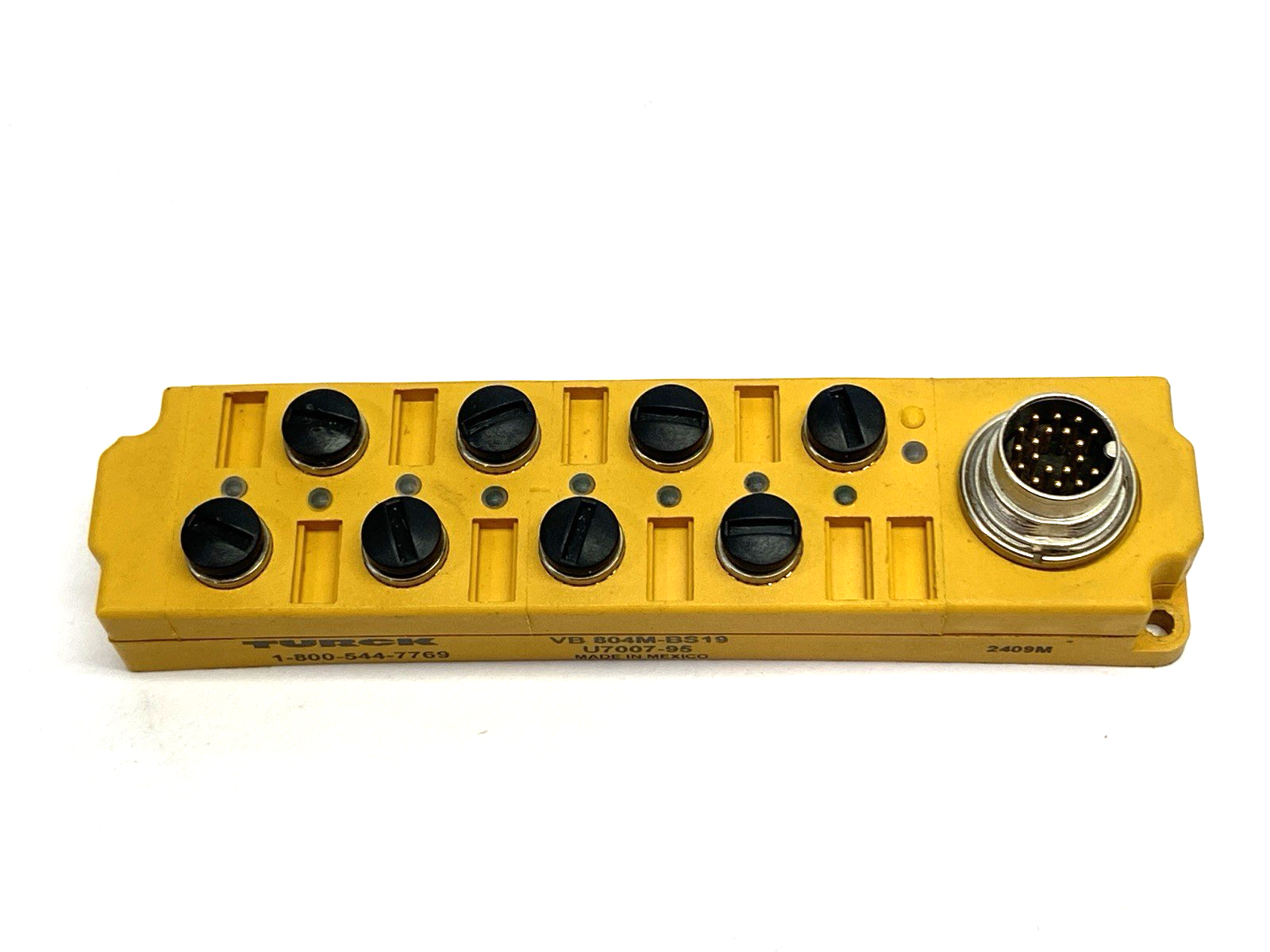 Turck VB 804M-BS19 Junction Box 8-Port U7007-95 - Maverick Industrial Sales