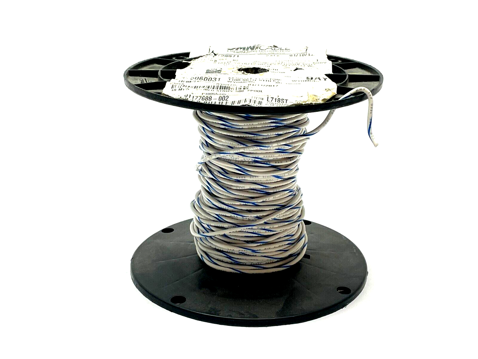Omni-Cable L718ST-02 Hook-Up Wire 18 AWG 1-Conductor 600V 1lb Spool - Maverick Industrial Sales
