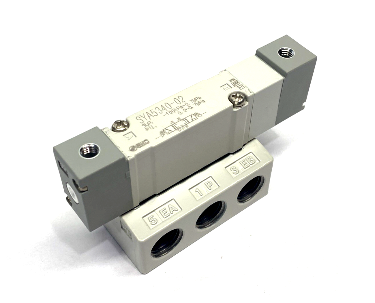 SMC SYA5340-02 5-Port Air Operated Valve - Maverick Industrial Sales