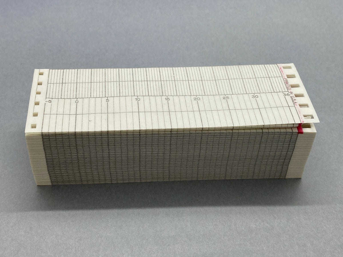 GC-74320 | Graphic Controls Fanfold Strip Chart Paper -3 to 36 Range 31019287 - New - Maverick Industrial Sales
