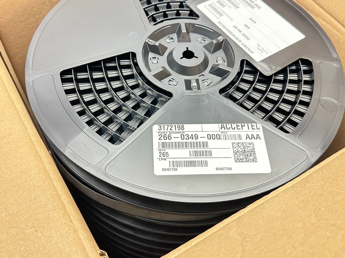 59S11G-40M | Rosenberger Fakra Vertical Coax HDR 11.65mm Tall 2915 QTY BOX - New – Open box - Maverick Industrial Sales