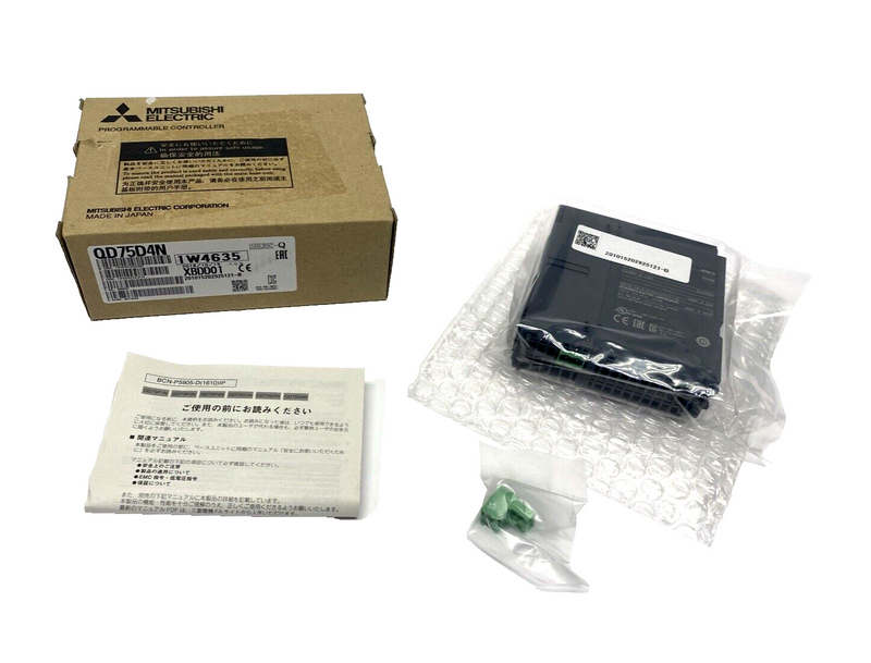 Mitsubishi Electric QD75D4N Positioning Module, 4-Axis Differential Drive Output - Maverick Industrial Sales