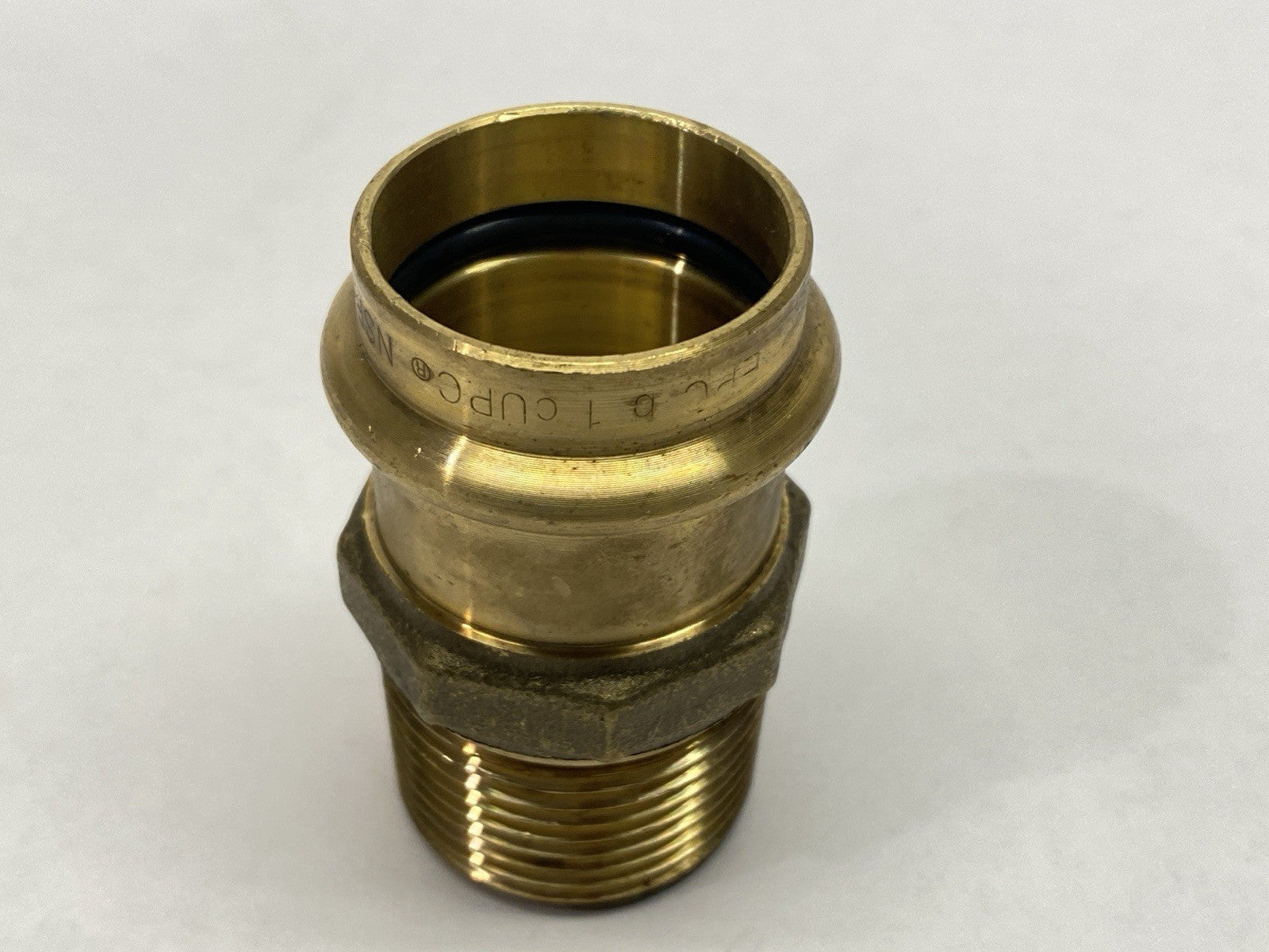 10075844 | Elkhart Male Adapter Brass 1" Press x MPT - New Other - Maverick Industrial Sales