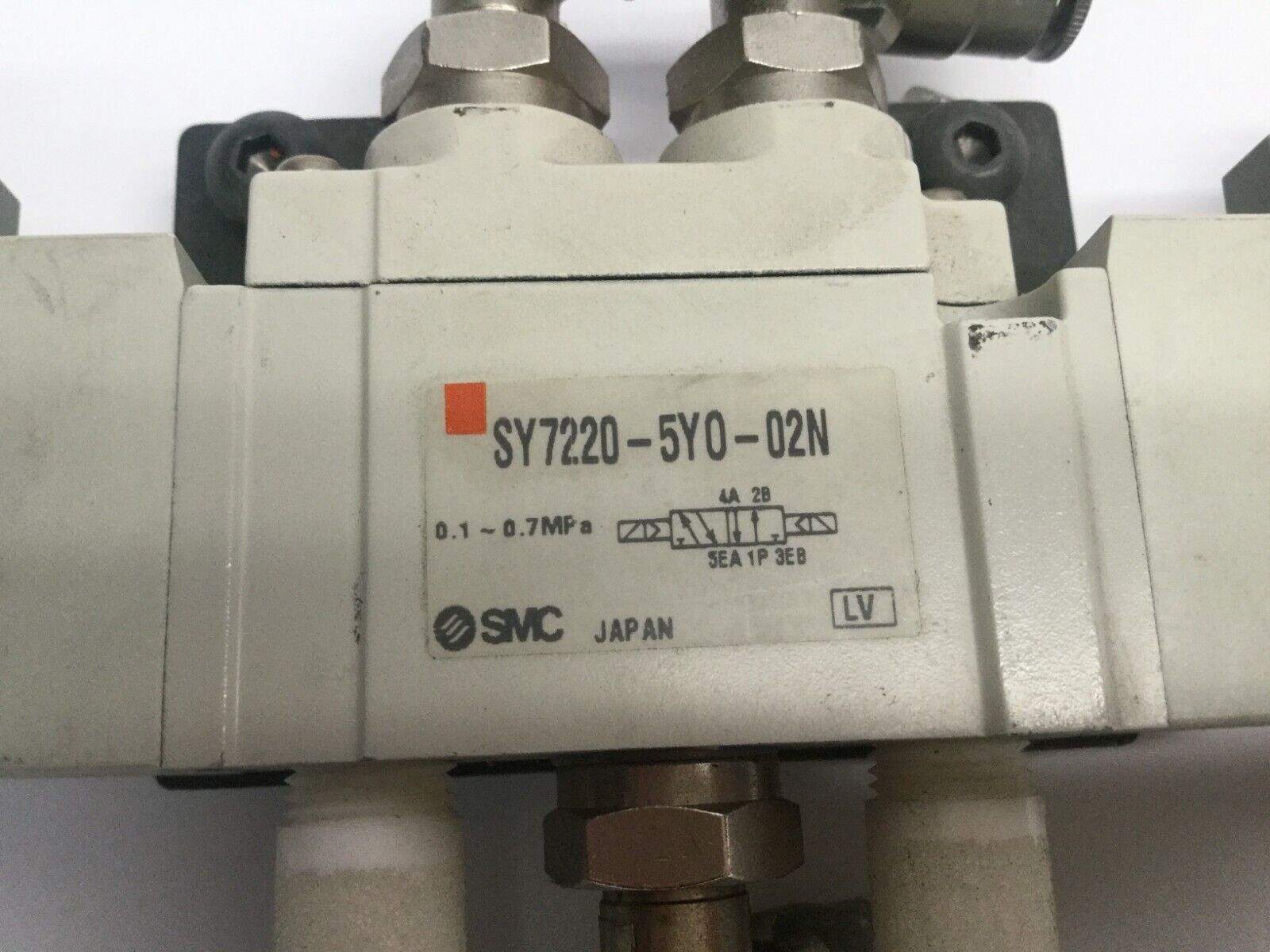 SMC SY7220-5Y0-02N Double Solenoid Valve Body PT - Maverick Industrial Sales