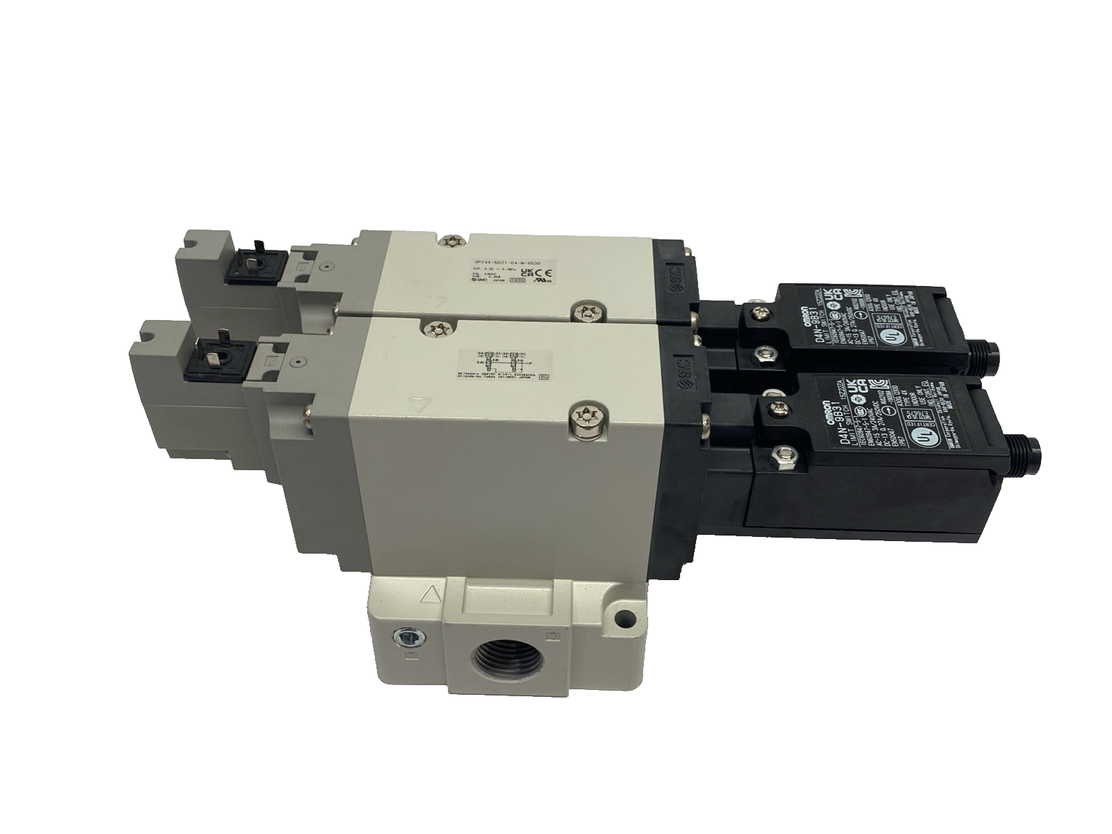 SMC VP744-5DZ1-04-M-X538 Residual Pressure Release Solenoid Valve 1/2" NPT - Maverick Industrial Sales