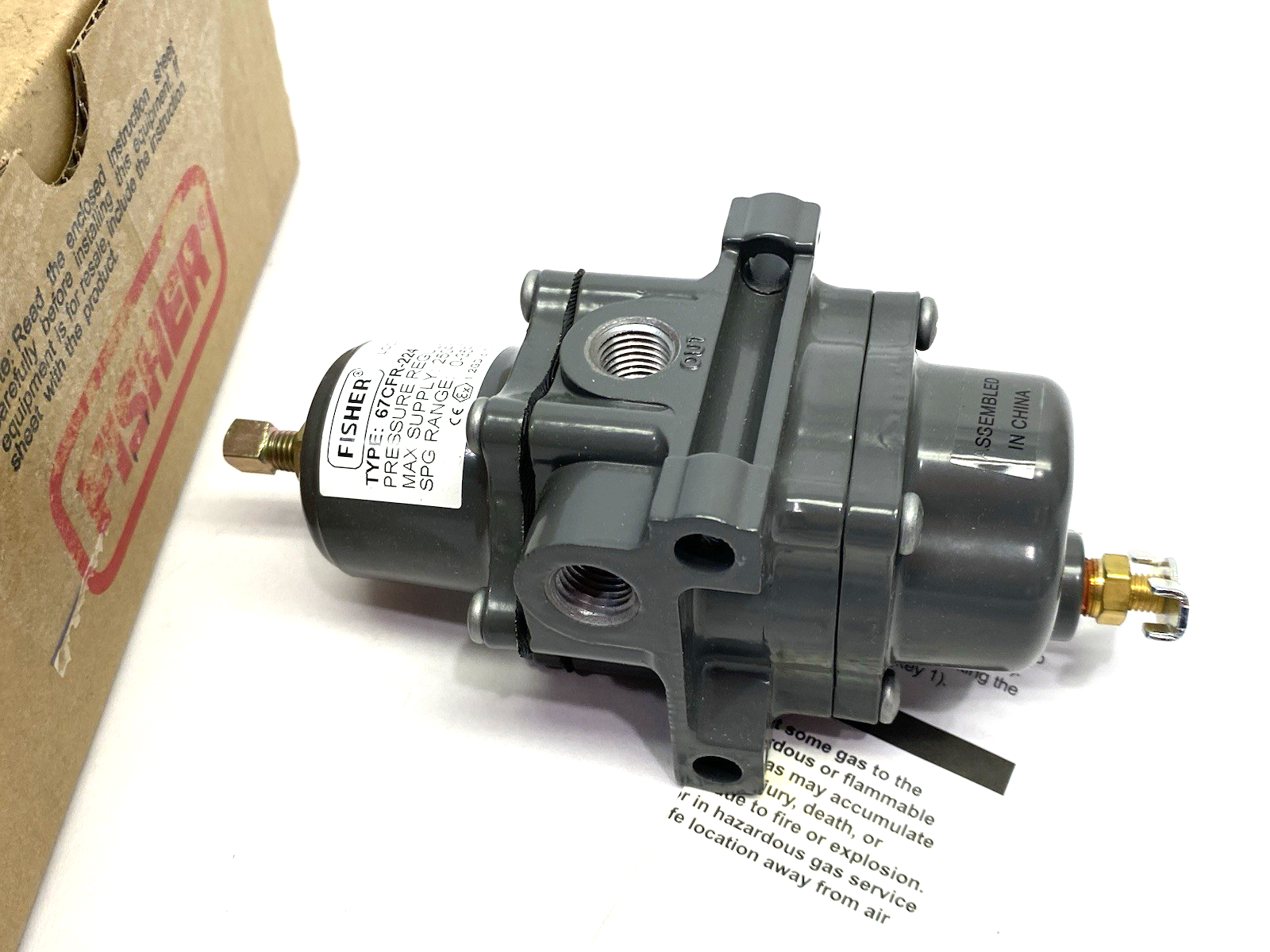 67CFR-224 | Emerson Fisher™ Instrument Supply Regulator, Compact, Smart Bleed - New Other - Maverick Industrial Sales