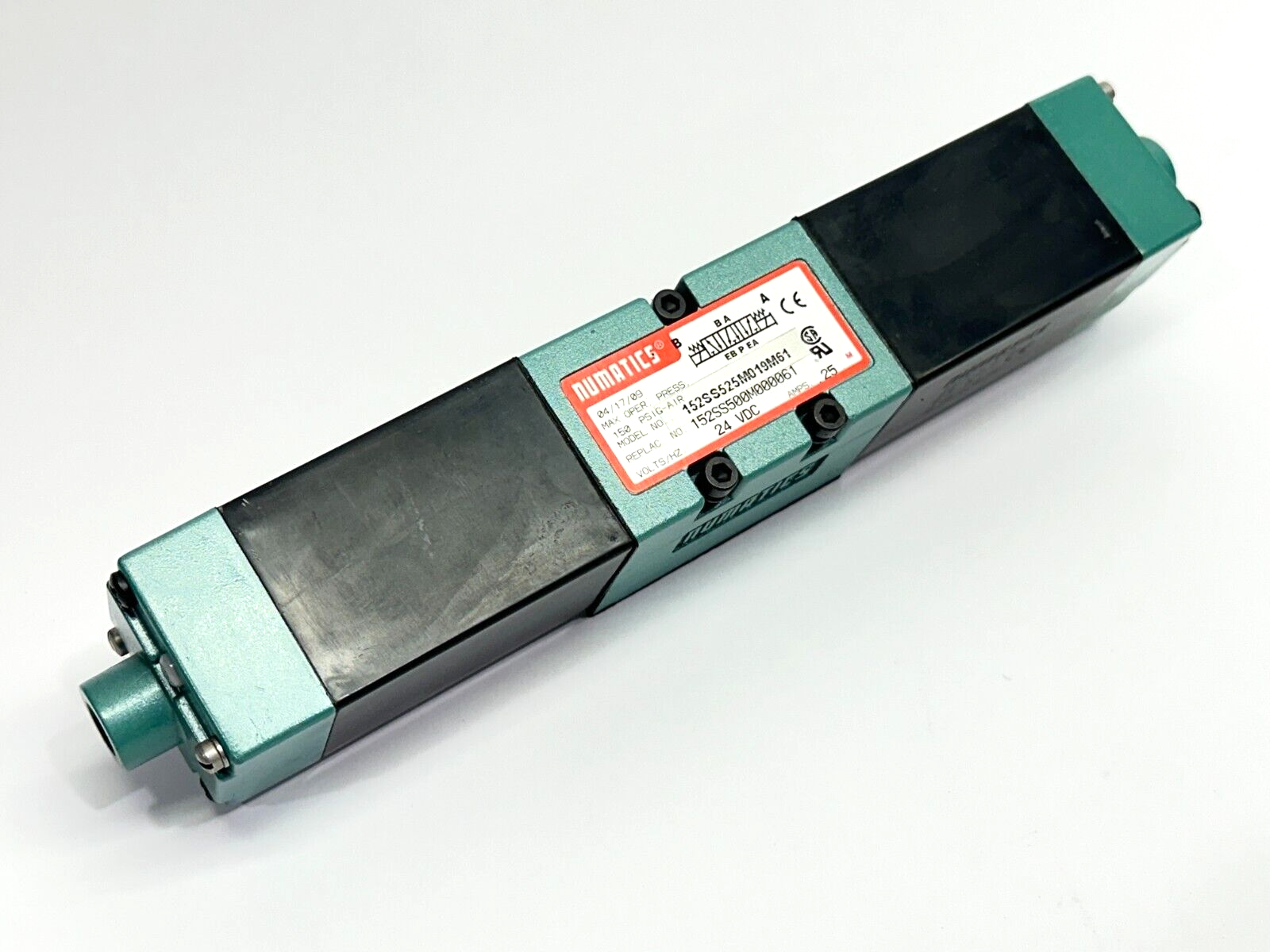 Numatics 152SS525M019M61 MK 15 Series Solenoid Valve 4-Way 0.25A 24VDC - Maverick Industrial Sales