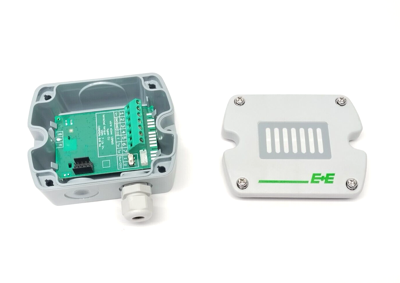 E+E Elektronik EE820 CO2 Sensor Transmitter, 10,000ppm 15-35VDC/24VAC, T19047 - Maverick Industrial Sales