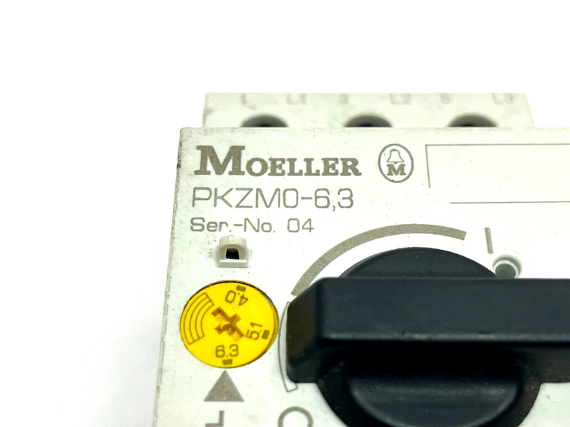 Moeller PKZM0-6,3 Motor Protector Circuit Breaker w/ Auxiliary Contact - Maverick Industrial Sales