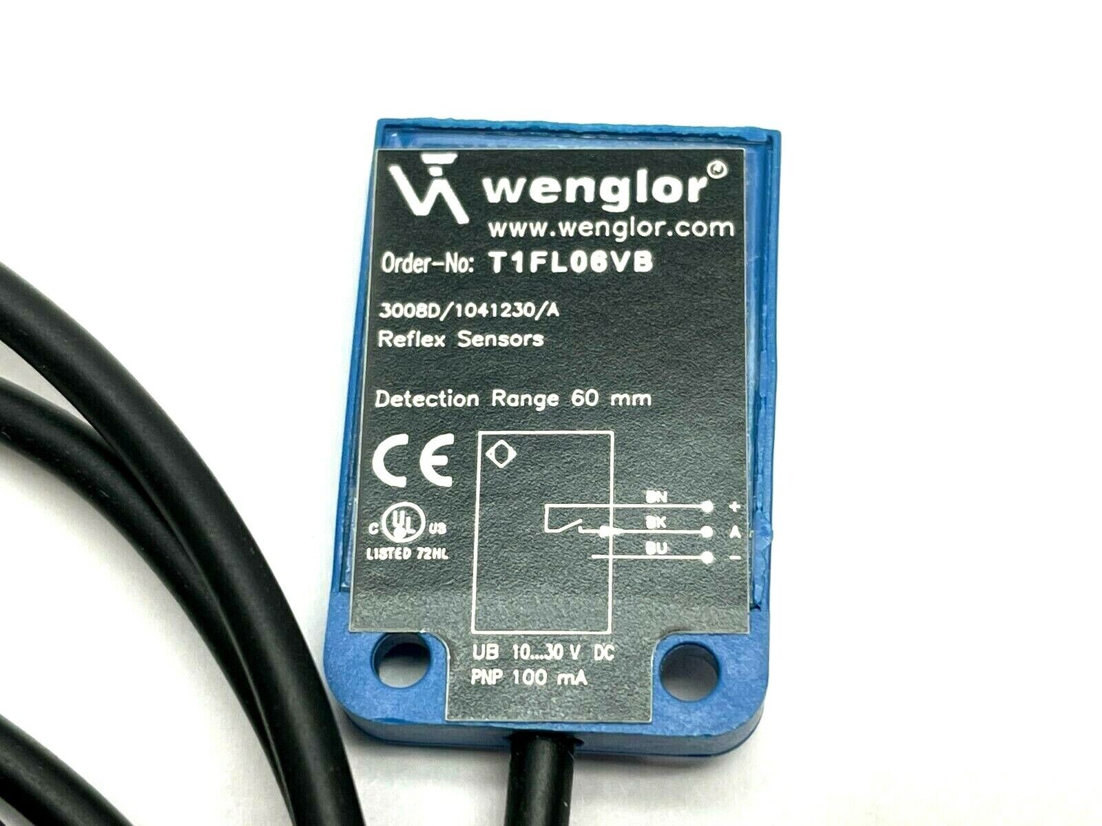 Wenglor T1FL06VB Energetic Reflex Sensor - Maverick Industrial Sales