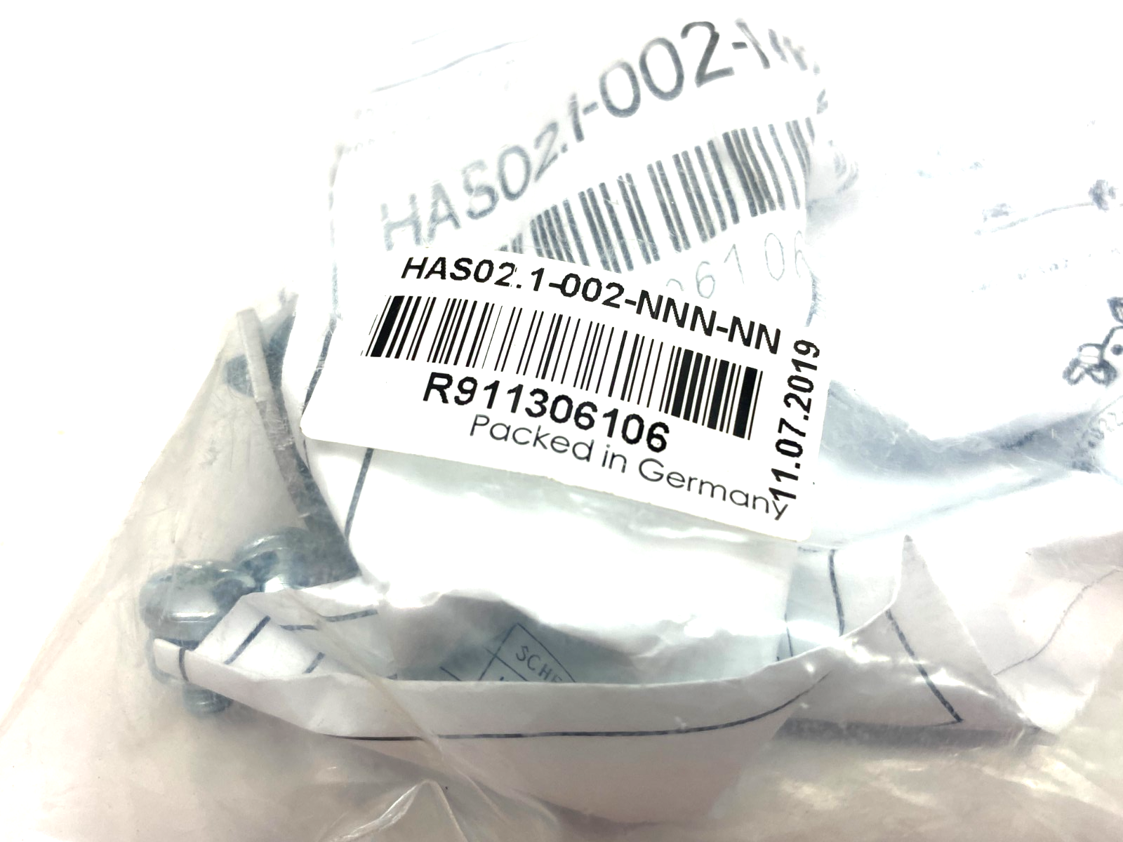 Bosch Rexroth R911306106 Shielding Connection Plate HAS02.1-002-NNN-NN - Maverick Industrial Sales