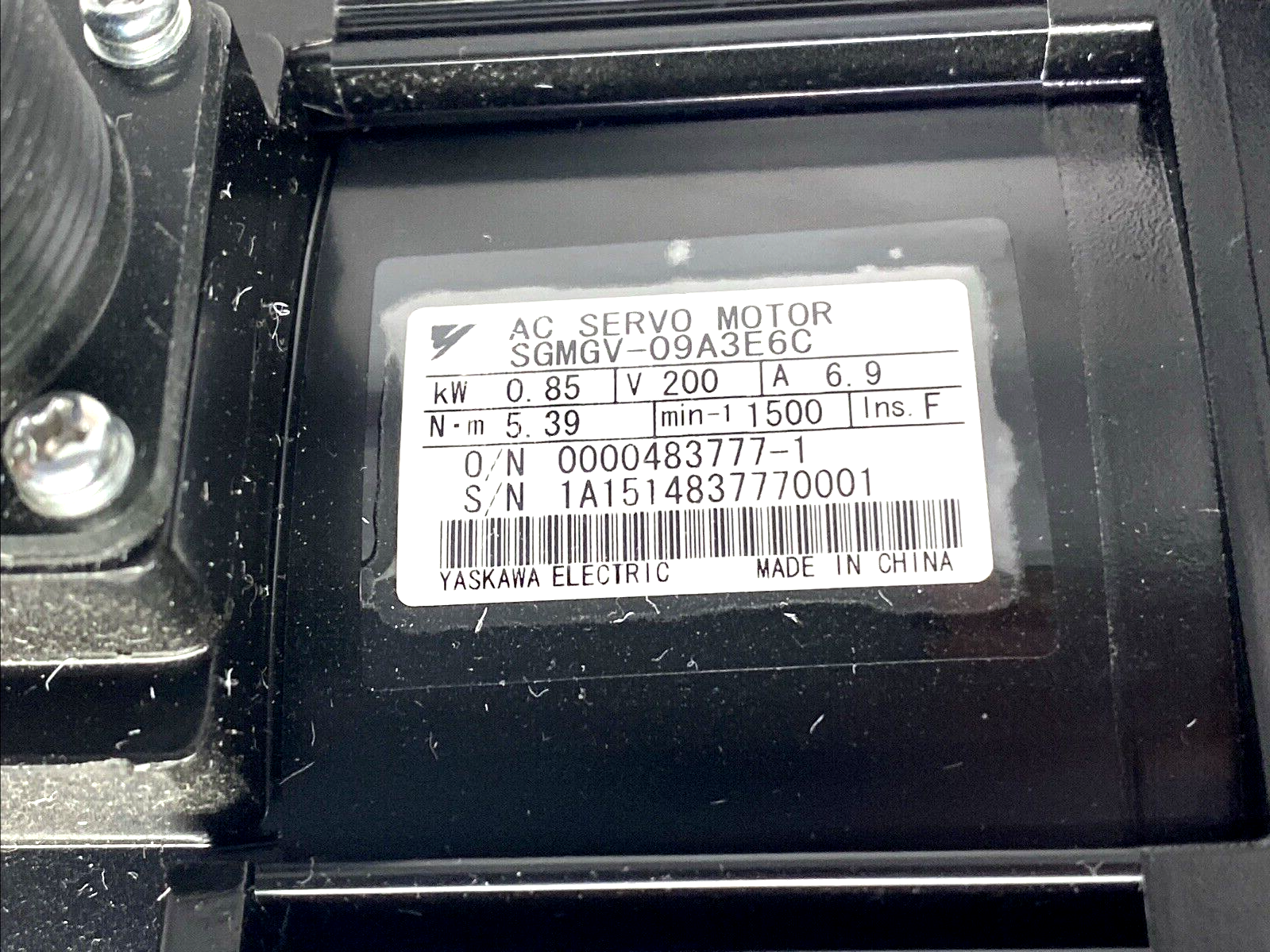 Camco 115RSD 16 1 S2 Rotary Servo Drive/Positioner, Yaskawa SGMGV-09A3E6C Motor - Maverick Industrial Sales