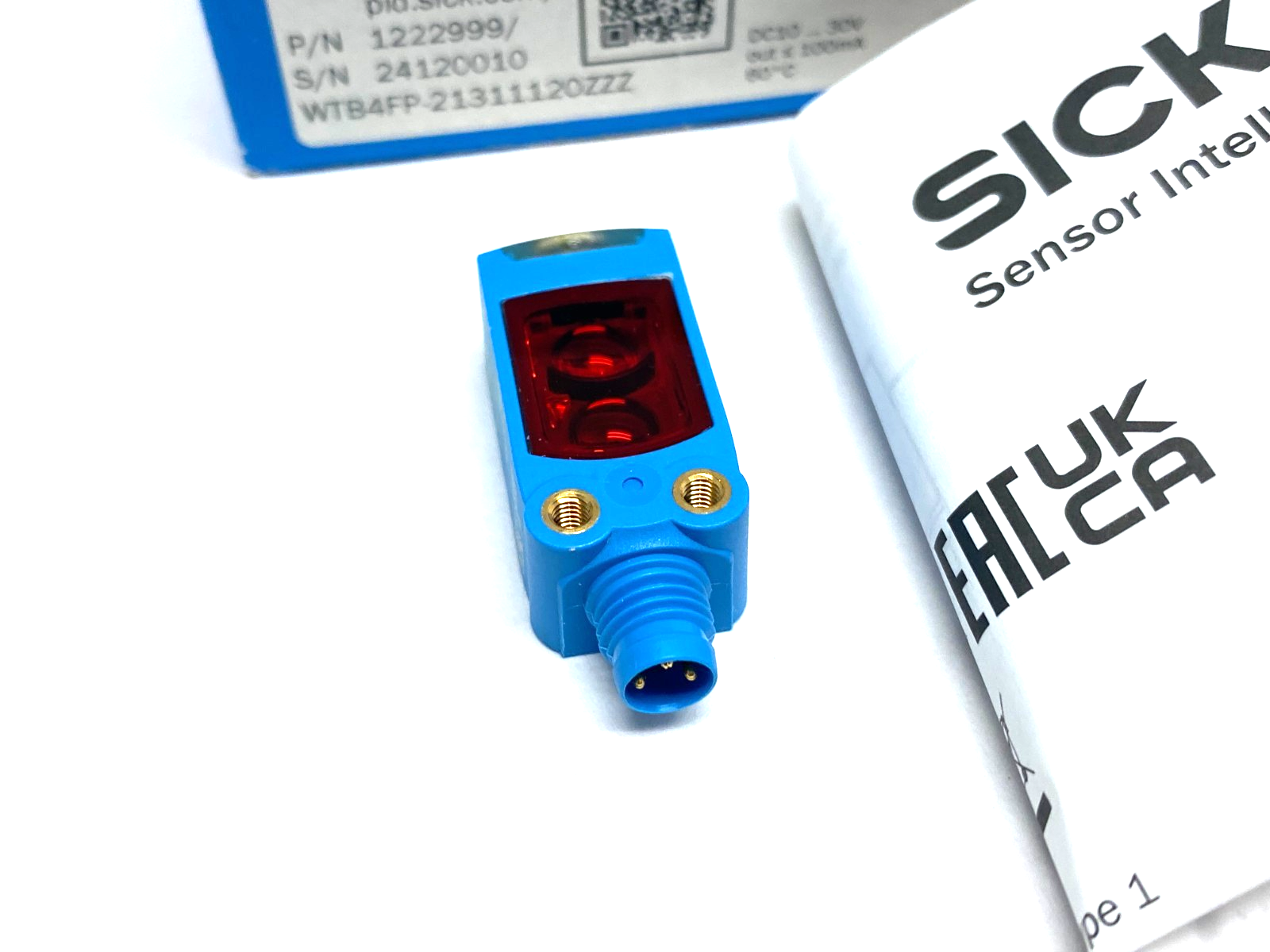 WTB4FP-21311120ZZZ | Sick Photoelectric Proximity Sensor, Background Supp. 1222999 - New – Open Box - Maverick Industrial Sales